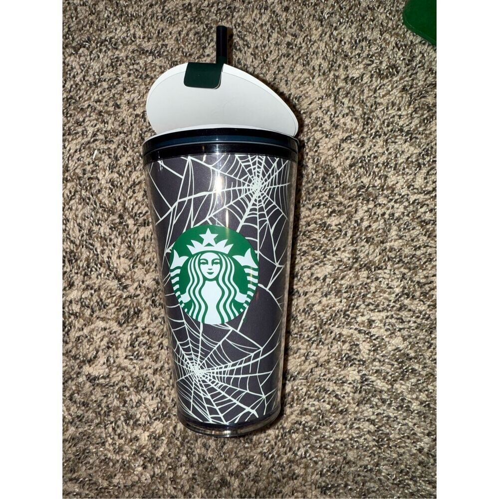 Starbucks Glow in the Dark Spider Web Tumbler - Picture 2 of 3